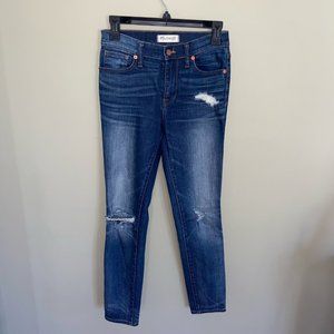Madewell  Distressed High Riser Skinny Jeans Sz 25